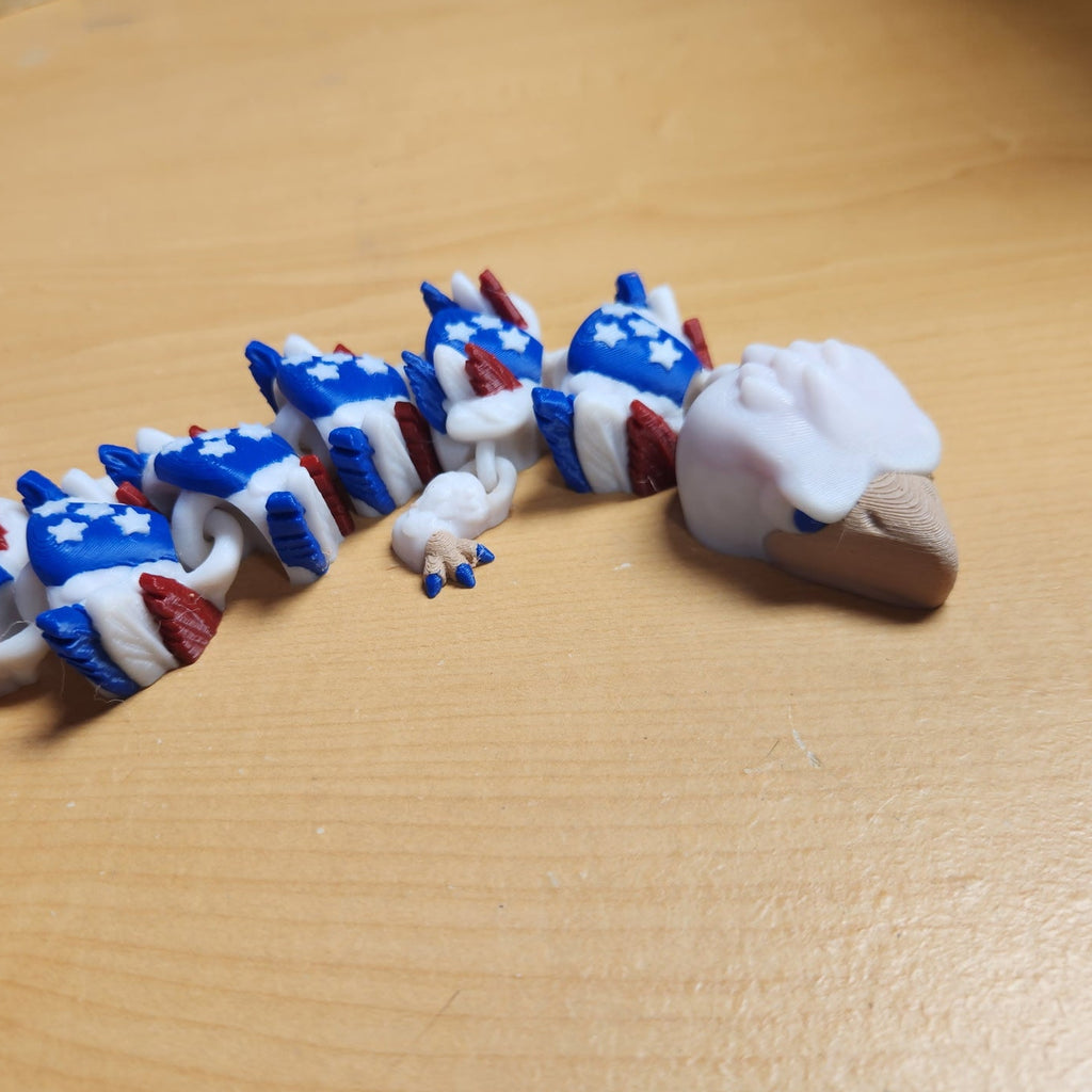 16-inch Patriotic Eagle Articulating Fidget