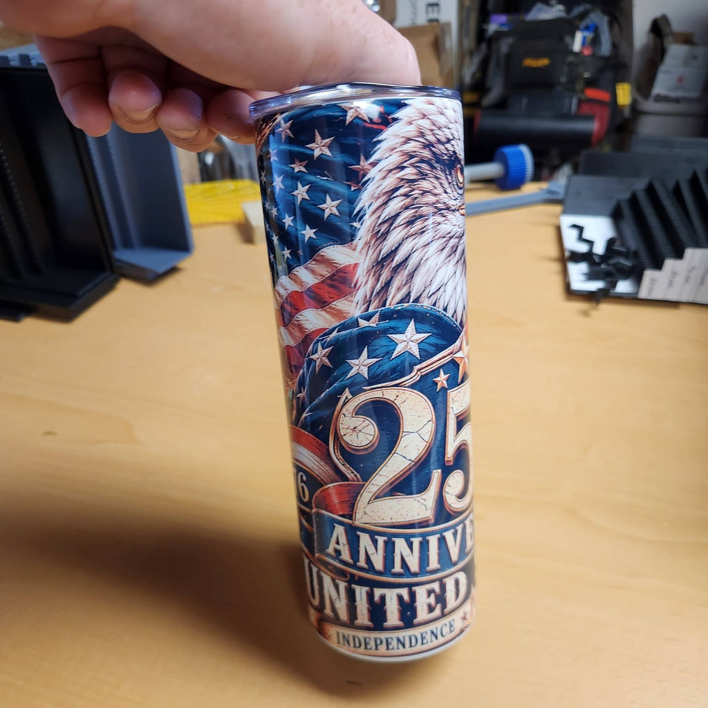 250th Anniversary USA Eagle Skinny Tumbler – 20 oz