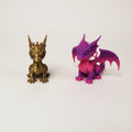Dragon Mini Set of 2 Gold and Pink