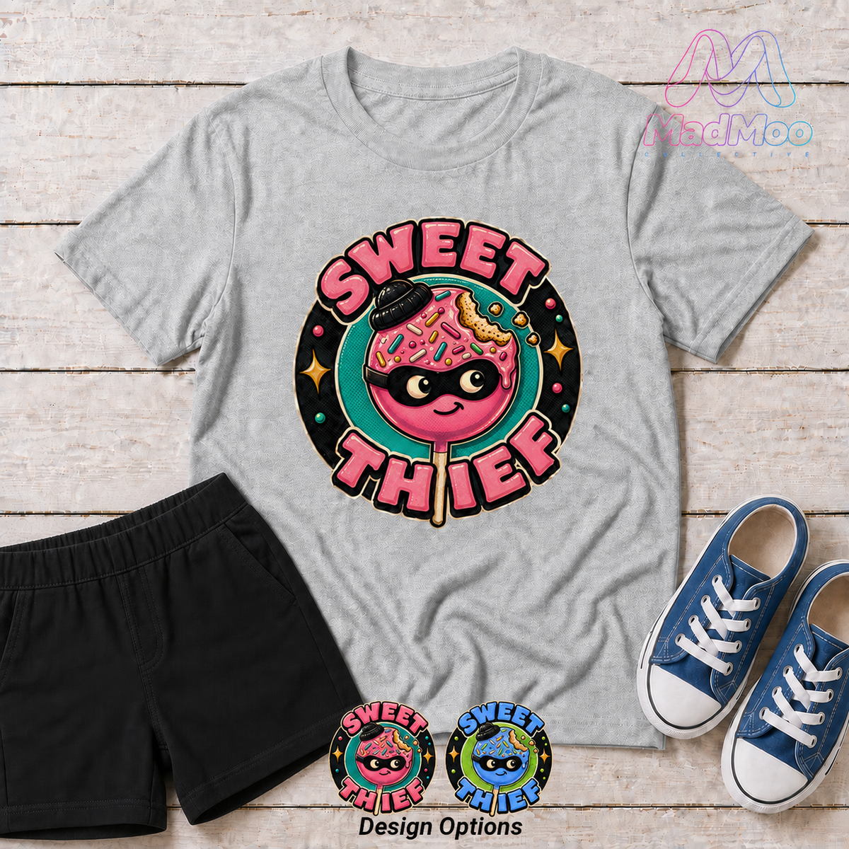 Sweet Cake Pop Thief Youth T-Shirt - 50/50
