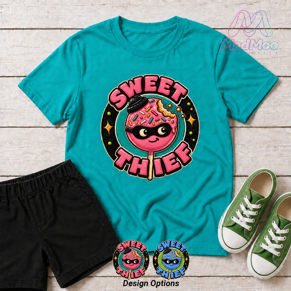 Sweet Cake Pop Thief Youth T-Shirt - 50/50