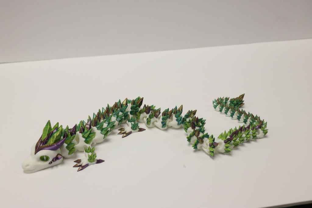 24‑Inch Crystal‑Scale Diamond Dragon