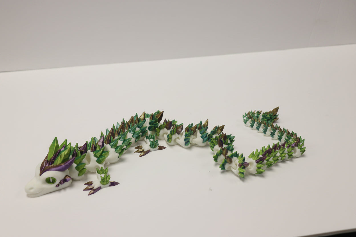 24‑Inch Crystal‑Scale Diamond Dragon