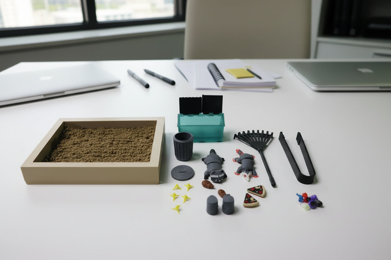 Dumpster Zen Garden Kit