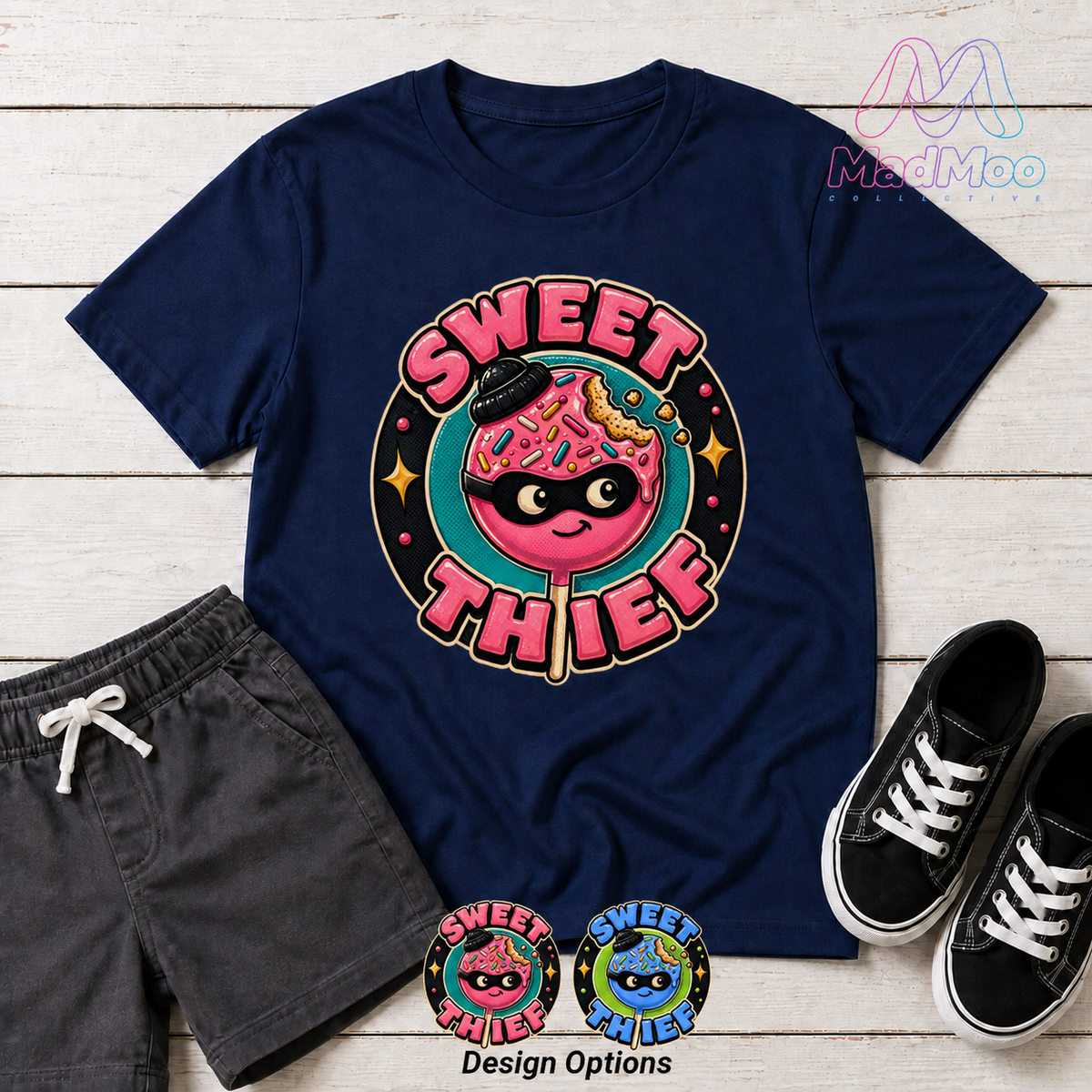 Sweet Cake Pop Thief Youth T-Shirt - 50/50