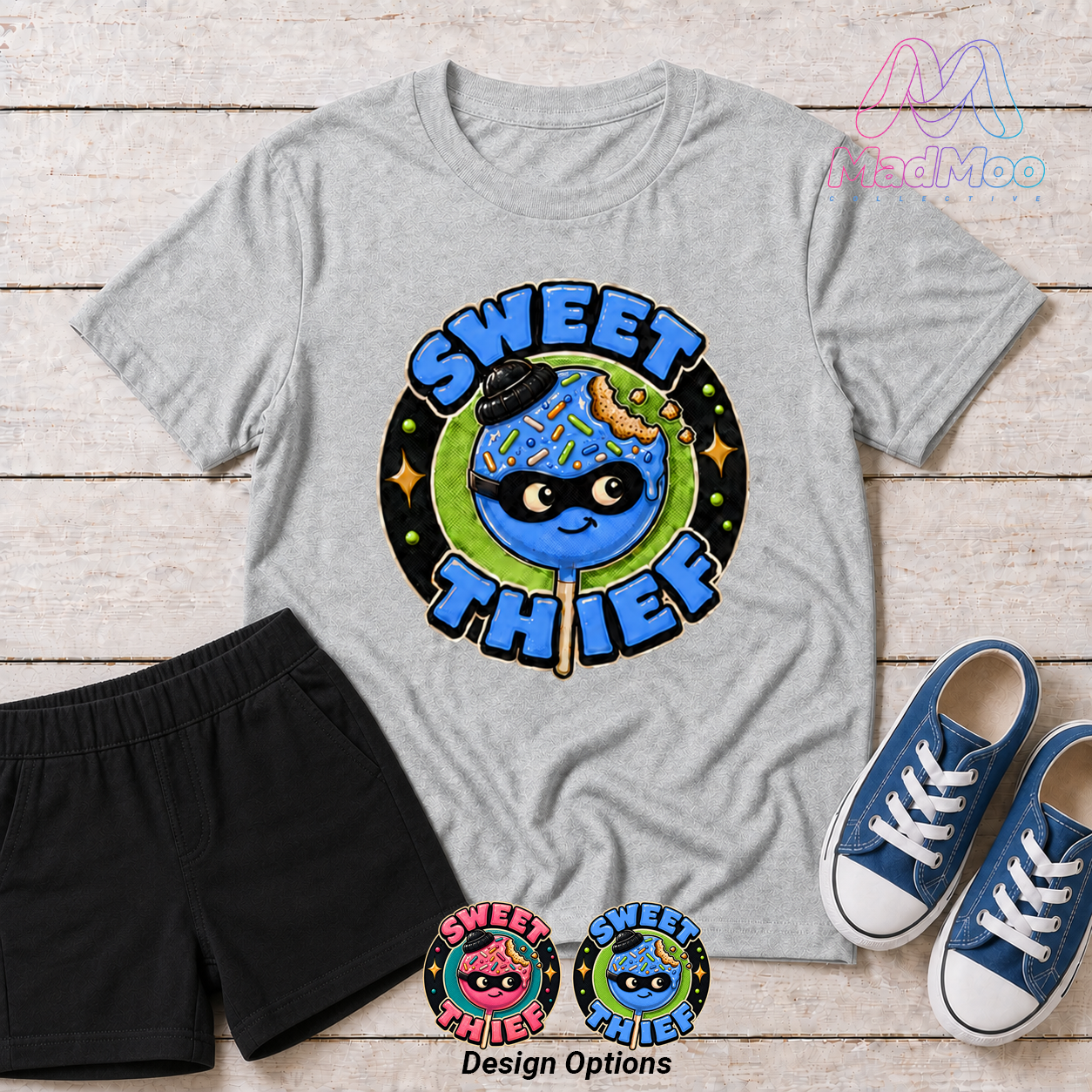 Sweet Cake Pop Thief Youth T-Shirt - 50/50