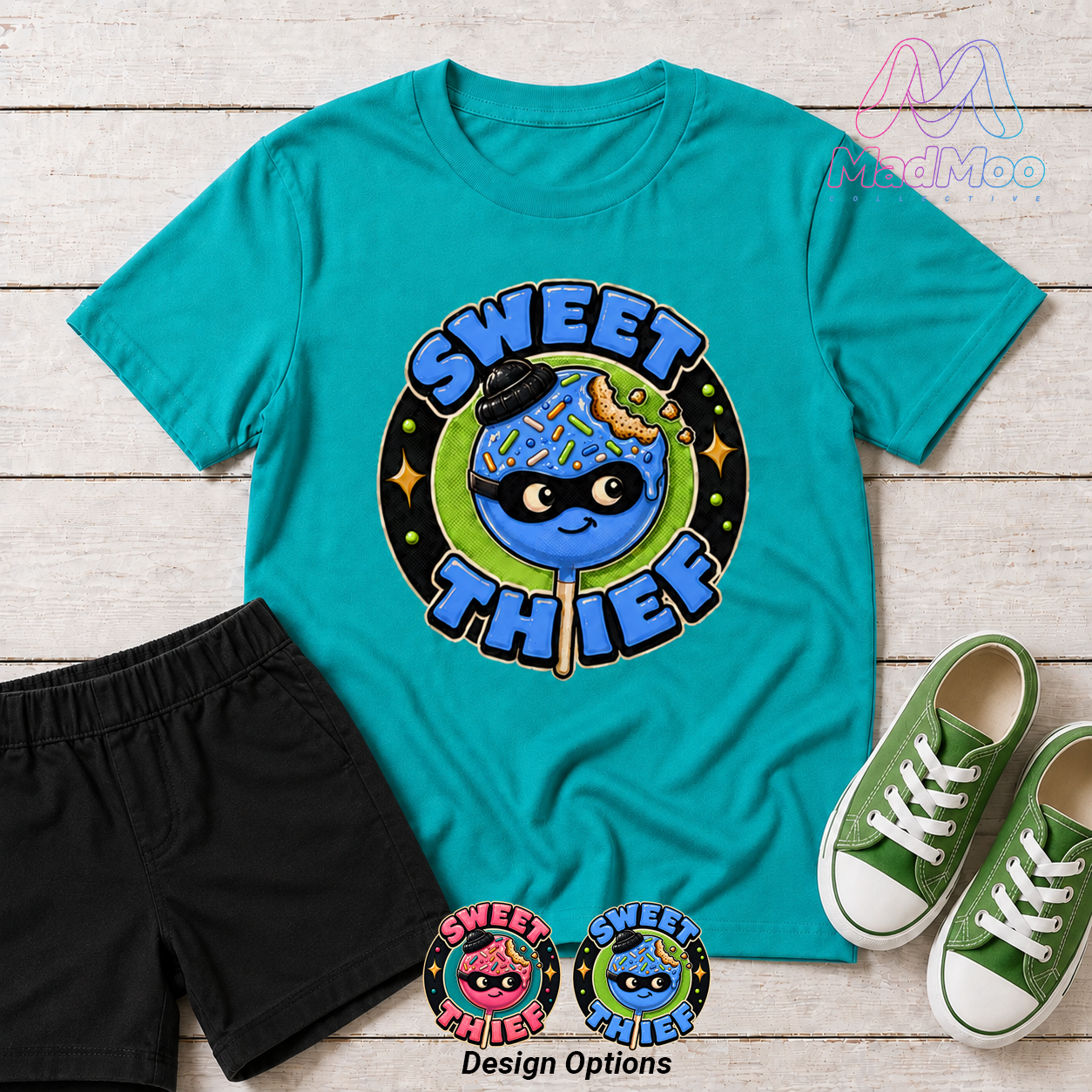 Sweet Cake Pop Thief Youth T-Shirt - 50/50