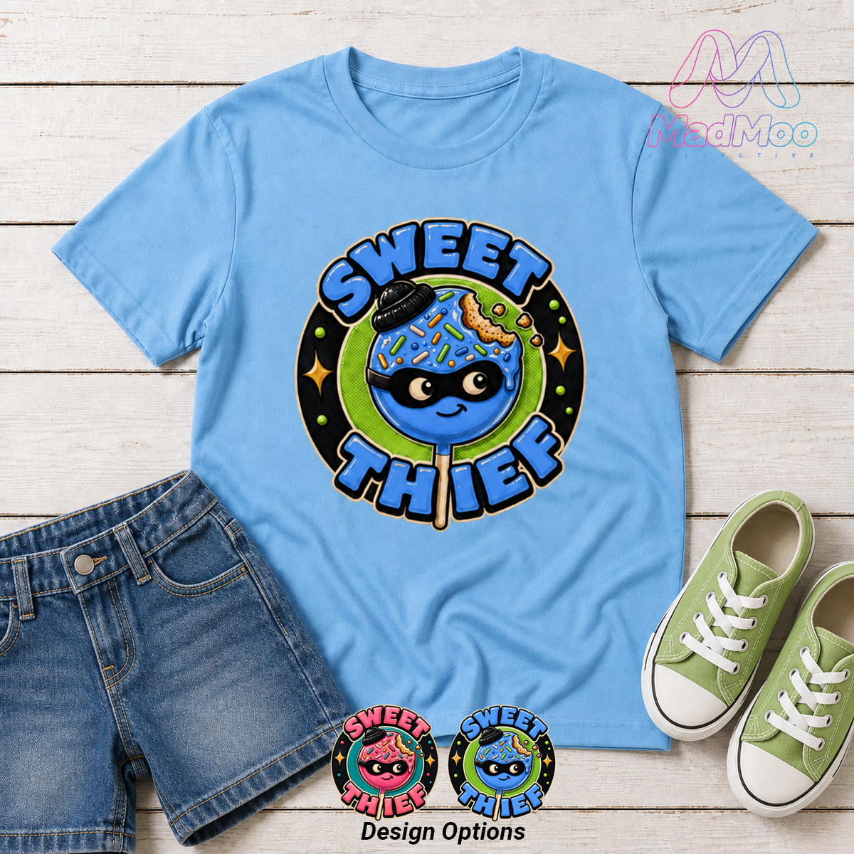 Sweet Cake Pop Thief Youth T-Shirt - 50/50