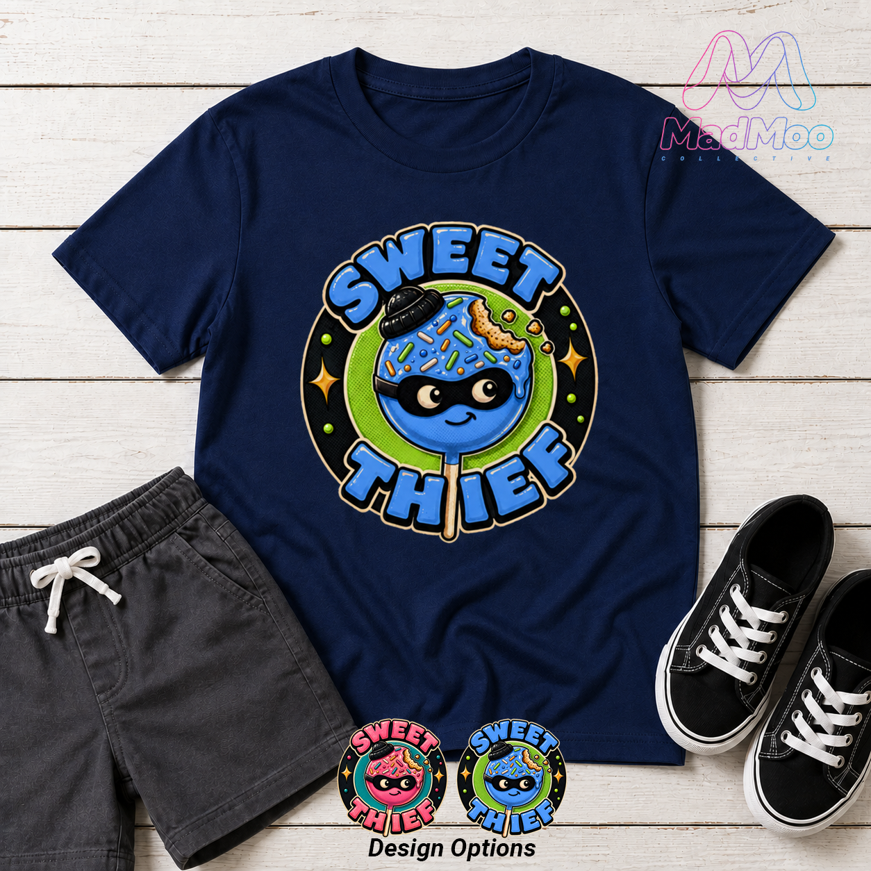 Sweet Cake Pop Thief Youth T-Shirt - 50/50