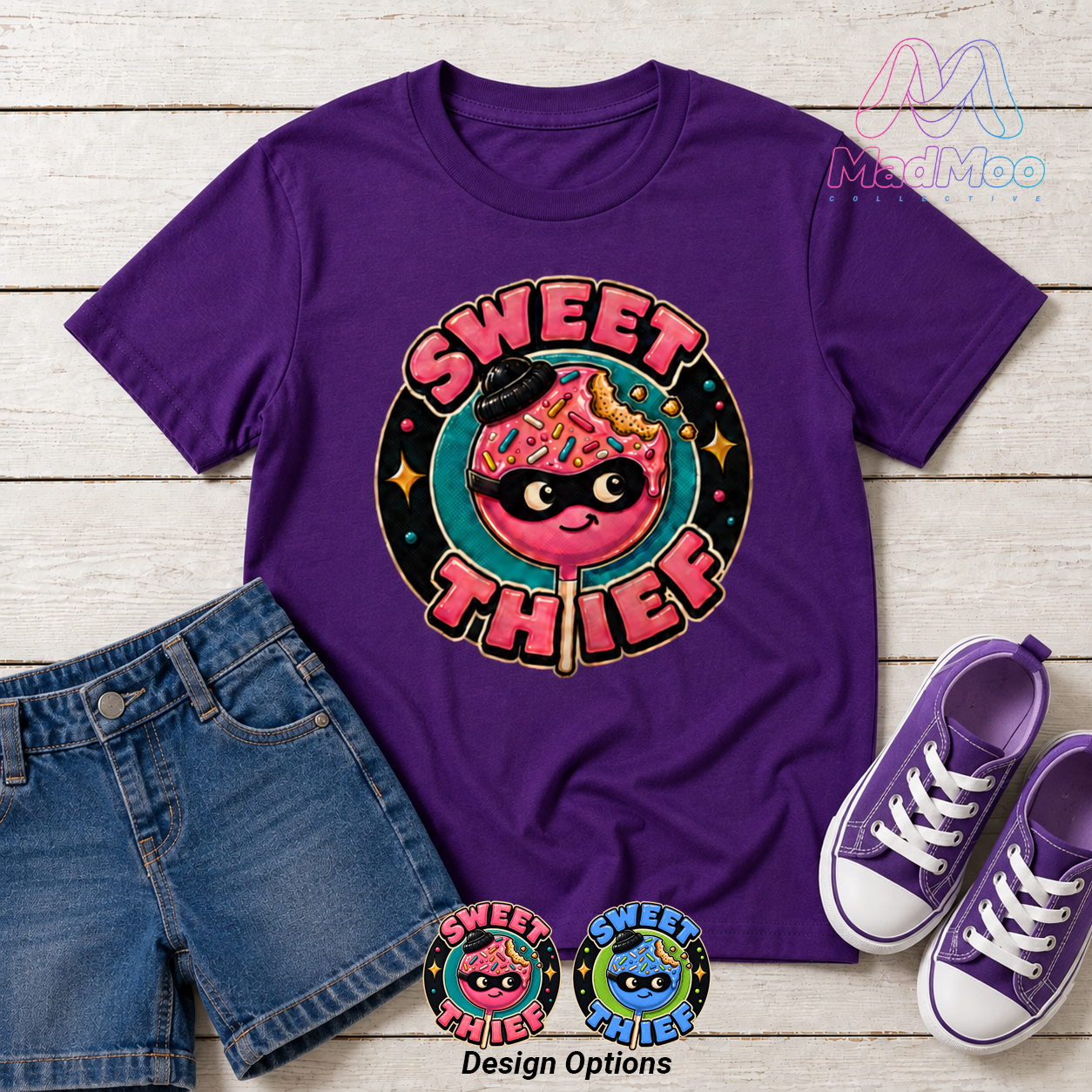 Sweet Cake Pop Thief Youth T-Shirt - 50/50