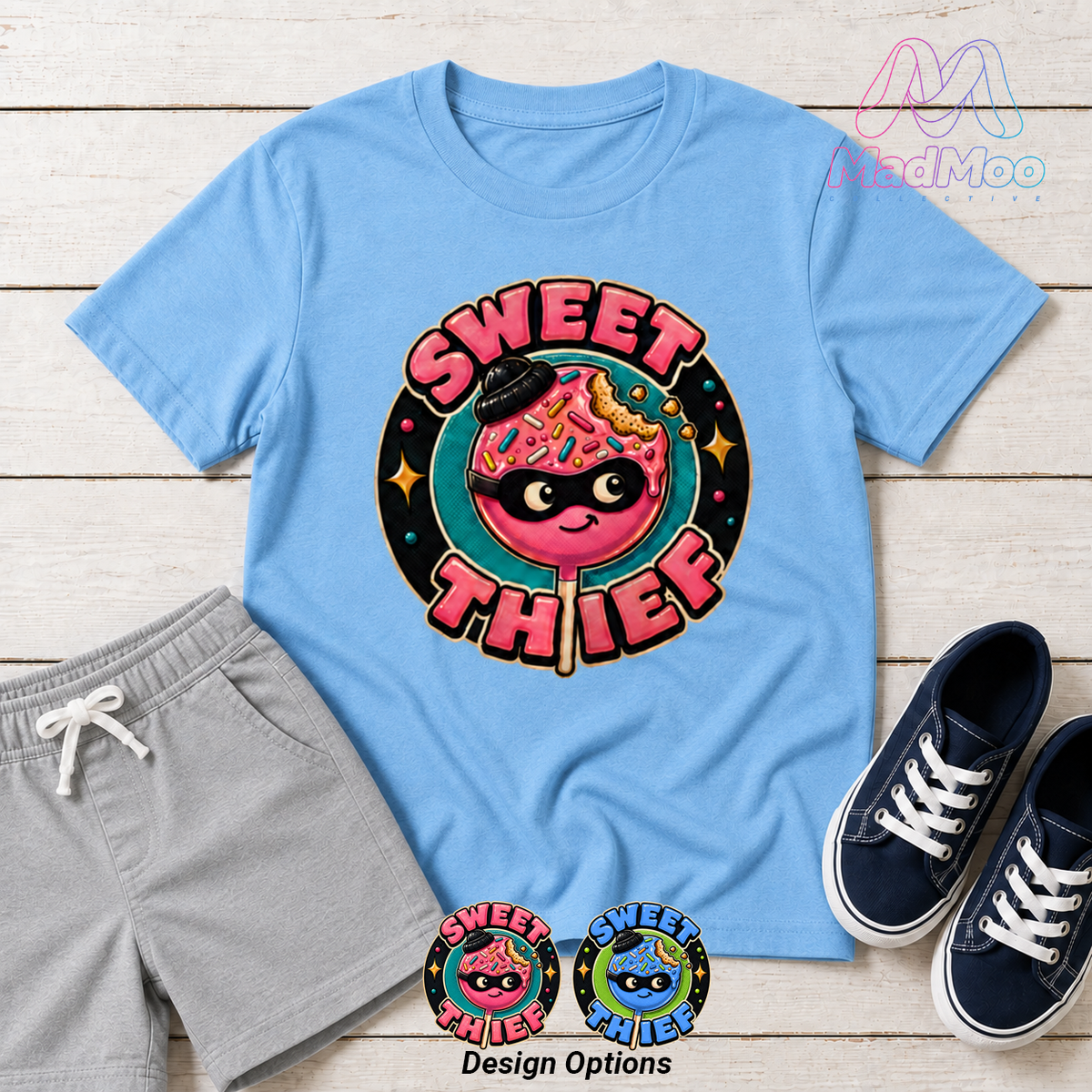 Sweet Cake Pop Thief Youth T-Shirt - 50/50