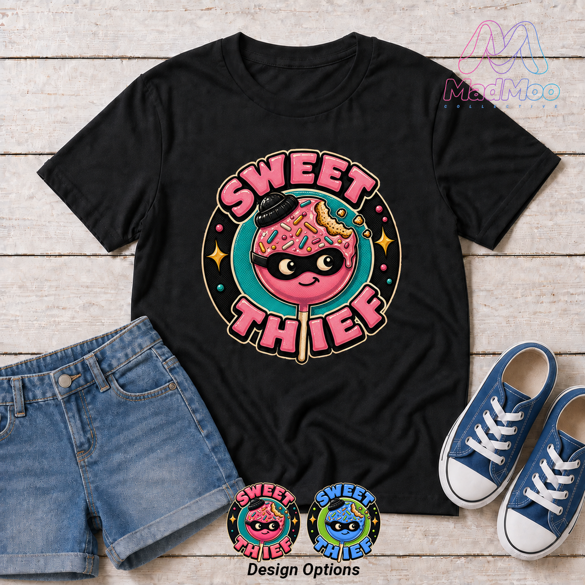 Sweet Cake Pop Thief Youth T-Shirt - 50/50