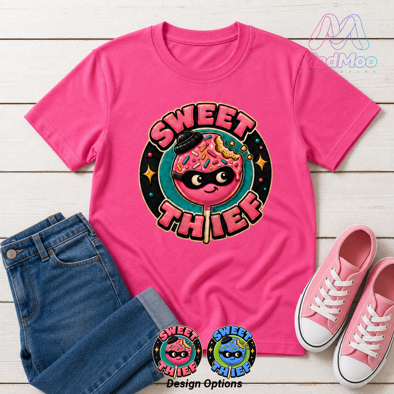 Sweet Cake Pop Thief Youth T-Shirt - 50/50