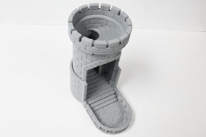 Self-Rolling Smash Dice Tower