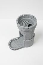 Self-Rolling Smash Dice Tower