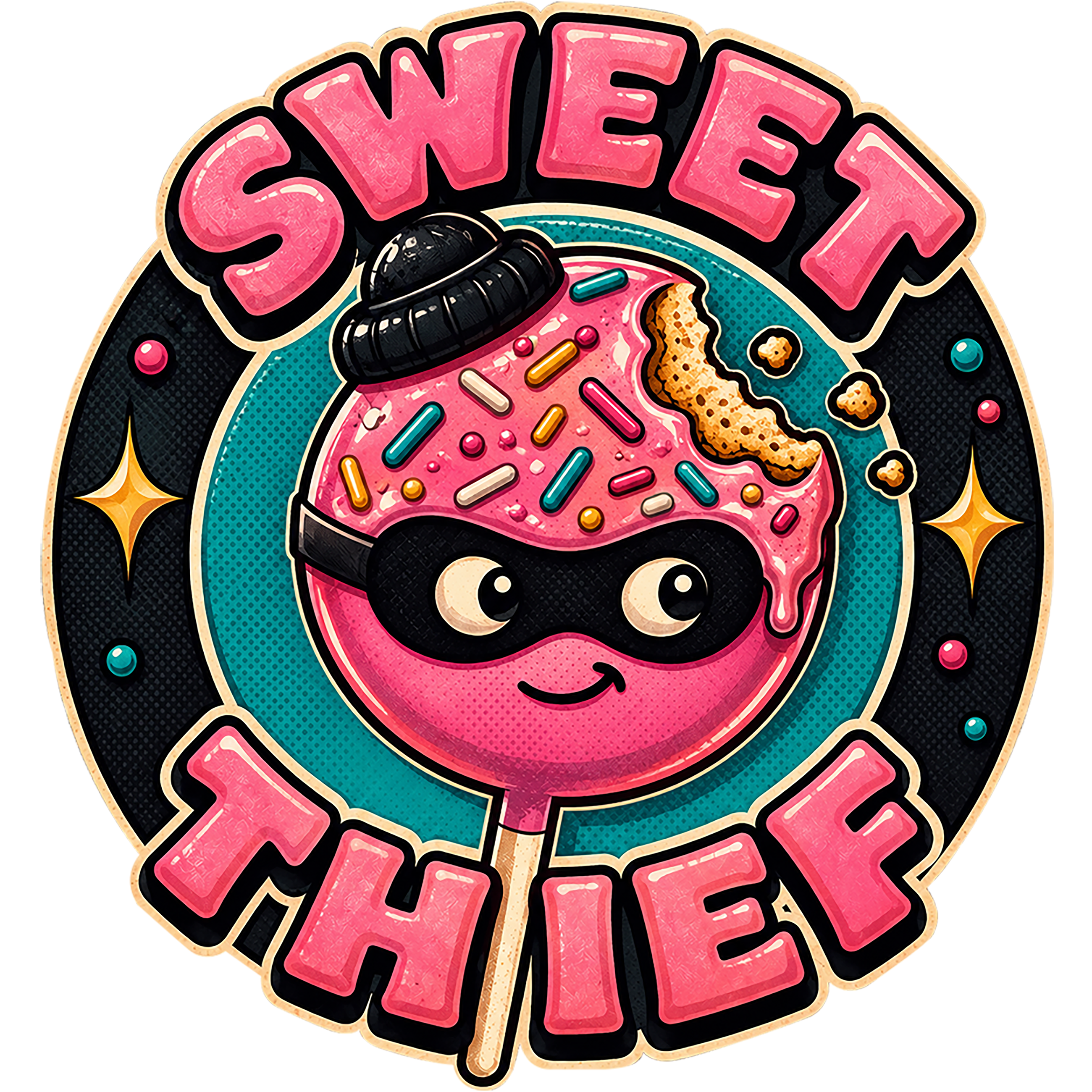 Sweet Cake Pop Thief Youth T-Shirt - 50/50
