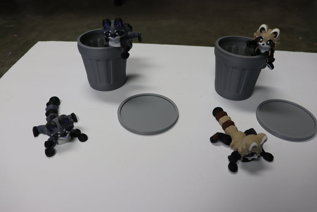 Trash Panda with Can