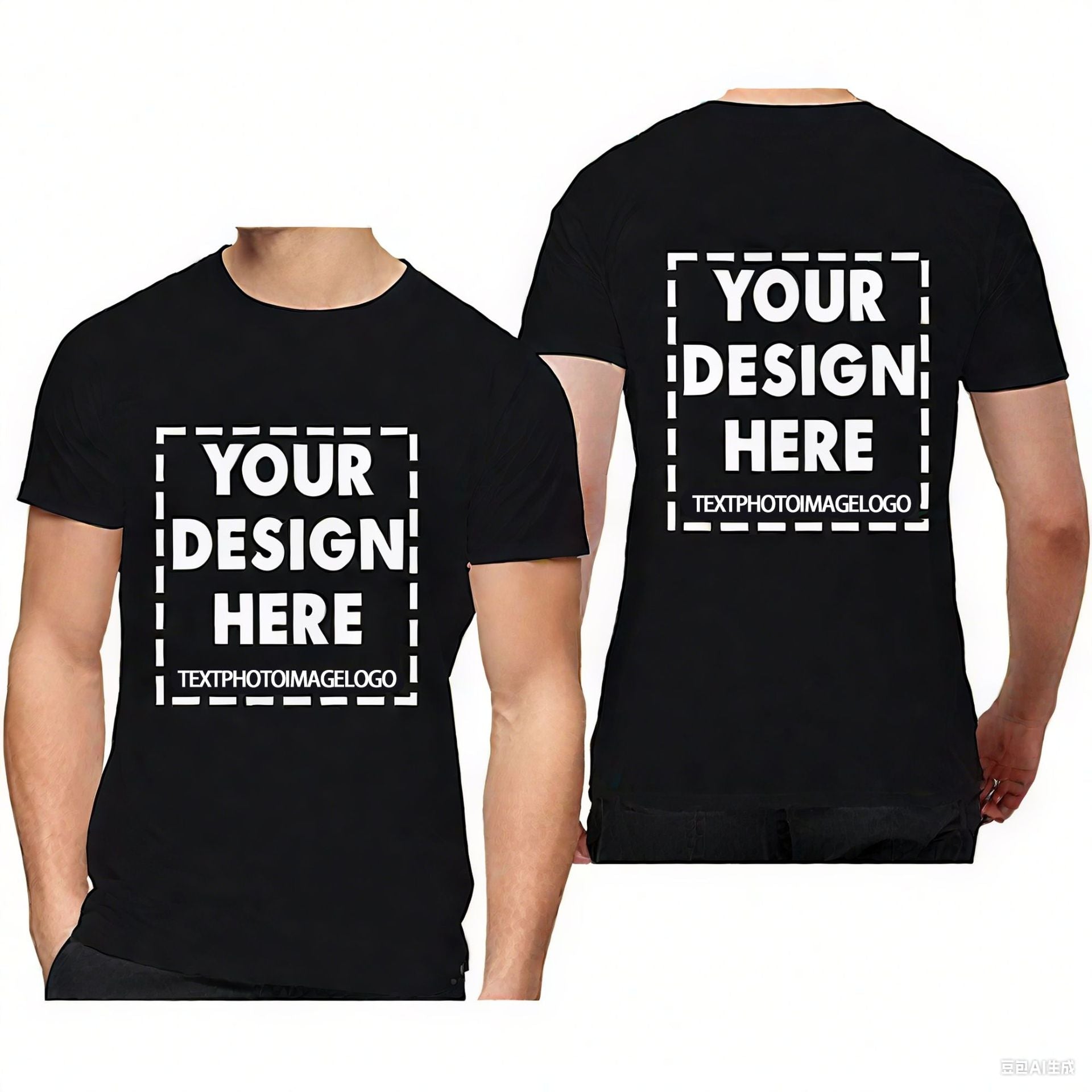 Customized US Size Short-sleeved T-shirts And Plus-size T-shirts – MadMoo3D