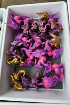 Dragon Mini Set of 2 Gold and Pink