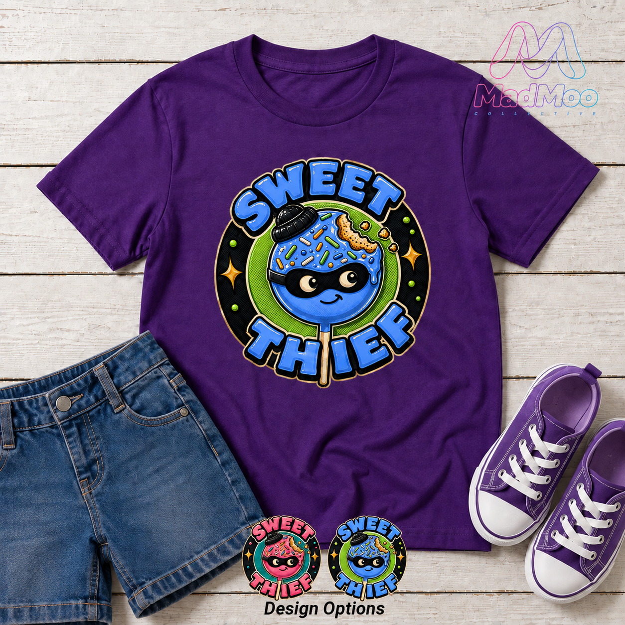 Sweet Cake Pop Thief Youth T-Shirt - 50/50